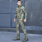 Мужская Куртка Soft Shell со съемным капюшоном + Подарок Шеврон "Флаг Украины" пиксель размер XL - изображение 7