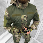 Міцний чоловічий Костюм Horn Куртка + Штани з Наколінниками у комплекті / Польова форма ріп-стоп мультикам розмір S - зображення 3
