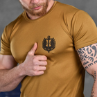 Потовідвідна чоловіча футболка Odin coolmax з принтом "Вірний назавжди" койот розмір S - зображення 6
