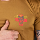 Потоотводящая мужская футболка Odin Medical Coolmax койот размер M - изображение 8