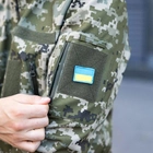 Чоловіча Куртка Soft Shell зі знімним капюшоном + Подарунок Шеврон "Прапор України" піксель розмір M - зображення 6