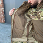Чоловіча Демісезонна Куртка "Call Dragon" софтшел з капюшоном та липучками для шевронів мультикам розмір XL - зображення 8