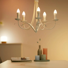 Набір розумних лампочок WIZ Smart Candle LED WiFi C37 E14 470 лм 4.9 Вт 2 шт (8719514551336) - зображення 3