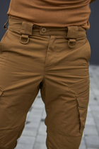 Чоловічий Костюм Убакс з липучками для шевронів + Штани kayman з посиленими колінами койот 48 - зображення 6