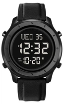 Мужские часы Skmei 1864LBKBK Black-Black Leather
