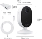 Набір відеоспостереження WIZ Home Monitoring WiFi IP-камера з трьома лампочками LED E27 8.5 Вт (8720169075016) - зображення 3