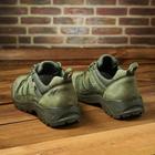 Тактичні кросівки літні PAV 407 олива хакі шкіряні сітка Free Air 46 - зображення 8