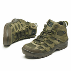 Берці літні тактичні черевики PAV 507 олива хакі шкіряні сітка Fee Air 42 - зображення 6