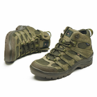 Берці літні тактичні черевики PAV 507 олива хакі шкіряні сітка Fee Air 42 - зображення 6
