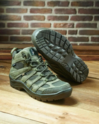 Берці літні тактичні черевики PAV 507 олива хакі шкіряні сітка Fee Air 42 - зображення 9