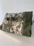 Тактична сумка (сухарка) на пояс НАТО колір: піксель - зображення 5