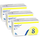 Иглы для инсулиновых ручек "Novofine" 8 мм (30G x 0,3 мм), 300 шт. - изображение 1