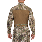 Рубашка тактическая под бронежилет 5.11 Tactical GEO7™ Rapid Half Zip Shirt 2XL Terrain - изображение 2