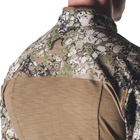 Рубашка тактическая под бронежилет 5.11 Tactical GEO7™ Rapid Half Zip Shirt 2XL Terrain - изображение 6