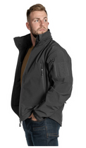 Куртка демисезонная Helikon-Tex Gunfighter Jacket - Shark Skin Windblocker Black Темно-синий M\R L\R - изображение 4