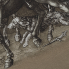 Футболка с рисунком «Рыцарь, смерть и дьявол» L Olive Drab - изображение 6