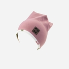 Дитяча демісезонна шапка-біні для дівчинки Nicol 204268 40 см Рожева (5905601022725) - зображення 2