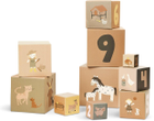 Розвиваюча іграшка Smallstuff Stacking Boxes Тварини та цифри (5712352095430) - зображення 2