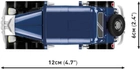 Klocki konstrukcyjne Cobi Historical Collection 1934 Citroen Traction 7A 222 elementy (5902251022631) - obraz 4