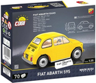 Klocki konstrukcyjne Cobi Youngtimer Fiat Abarth 595 70 elementów (5902251245146) - obraz 4