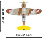 Klocki konstrukcyjne Cobi Historical Collection WWII Samolot myśliwski Dewoitine 335 elementów (5902251057343) - obraz 5