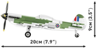 Klocki konstrukcyjne Cobi Historical Collection WWII Spitfire Samolot myśliwski 152 elementy (5902251058654) - obraz 4