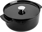 Каструля чавунна KitchenAid з кришкою 26 см 5.2 л Чорна (CC006061-001)
