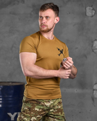 Тактична футболка потоотводяща odin mina кайот XXXL - зображення 5