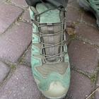 Мужские демисезонные Ботинки Alpin-Pro с ортопедической стелькой / Кожаные Берцы олива размер 40 - изображение 6