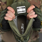 Мужские кожаные Ботинки Stabilet на резиновой протекторной подошве / Крепкие Берцы олива размер 43 - изображение 6