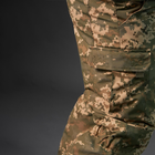 Мужские зимние брюки с подтяжками "Taslan" / Штаны с утеплителем Thermo-Loft пиксель размер 3XL - изображение 3
