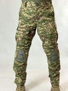 Військові штани Tactic Хіжак Ріп-стоп, (тактичні штани з наколінниками) піксель 52 - зображення 1
