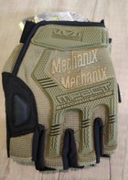 Тактичні рукавички без пальців MECHANIX р. М койот - зображення 2