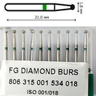Бор алмазный FG стоматологический турбинный наконечник упаковка 10 шт UMG ШАРИК 806.315.001.534.018 - изображение 2