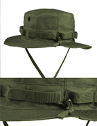 Панама армійська MIL-TEC US GI Boonie Hat Olive - зображення 3