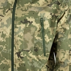 Куртка Vik-Tailor SoftShell з липучками для шевронів ММ-14 піксель ЗСУ, 60 - зображення 7