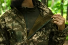 Куртка Vik-Tailor SoftShell з липучками для шевронів ММ-14 піксель ЗСУ, 46 - изображение 12