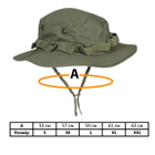 Панама тактична MIL-TEC US GI Boonie Hat Olive, XXL - зображення 2