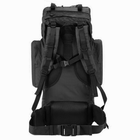 Рюкзак польовий з рамою 75L Black - зображення 3
