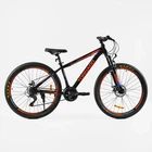 Велосипед Спортивный Corso TORNADO 27.5" 21 скорость 15.5" Shimano Blue and Orange (149119)
