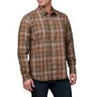Рубашка тактическая 5.11 Tactical Igor Plaid Long Sleeve Shirt M Umber Brown Plaid - изображение 4