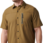 Сорочка тактична 5.11 Tactical Marksman Utility Short Sleeve Shirt L Field green - зображення 3