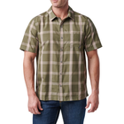 Рубашка тактическая 5.11 Tactical Nate Short Sleeve Shirt 2XL Sage Green Plaid - изображение 1