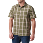 Рубашка тактическая 5.11 Tactical Nate Short Sleeve Shirt 2XL Sage Green Plaid - изображение 3