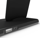Бездротовий зарядний пристрій Zens Stand + Dock Aluminium Wireless Charger 10W Black (ZEDC06B/00) - зображення 4