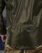 Тактична чоловіча куртка дощовик 2XL олива (16305) - зображення 4