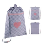 Сумка для взуття Kite Fluffy Heart K24-601M-23 46x33 см сірий