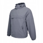 Тактична куртка анорак Brandit Summer Windbreaker, водонепроникна літня вітровка, сірий 4XL - зображення 1