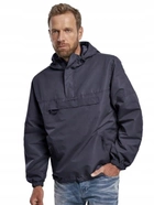 Тактическая куртка анорак Brandit Summer Windbreaker, водонепроницаемая летняя ветровка, синий 4XL - изображение 6