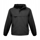Тактична куртка анорак Brandit Summer Windbreaker, водонепроникна літня вітровка, чорний XL - зображення 2